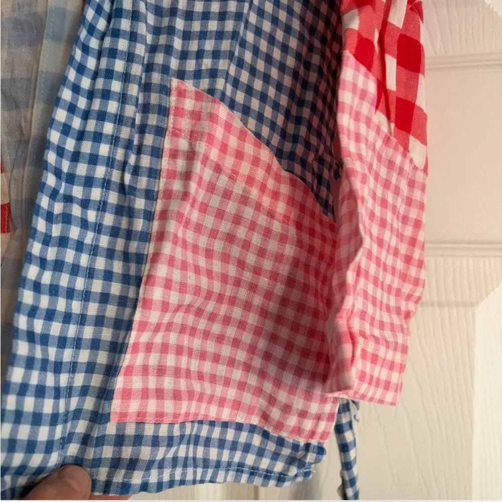 Marysia Swim | kids gingham linen jacket cover up